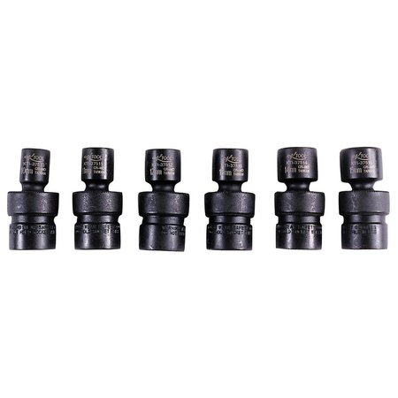 K-TOOL INTERNATIONAL 3/8" Drive Socket Set, Metric, 6 pcs KTI-37500